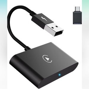 Wireless CarPlay Adapter,Wireless Carplay USB Dongle,Plug & Play 5GHz WiFi